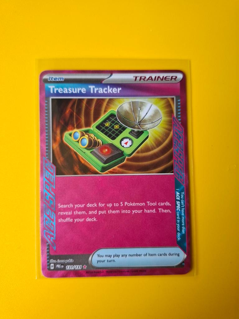 Treasure tracker, Pokemon, 131/131, Verzenden, Zo goed als nieuw, Losse kaart, Foil