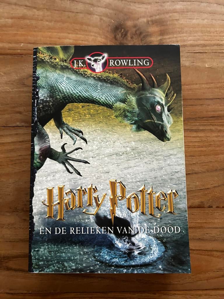 Harry Potter en de relieken van de dood eerste druk, Verzamelen, Harry Potter, Ophalen of Verzenden, Zo goed als nieuw, Boek of Poster