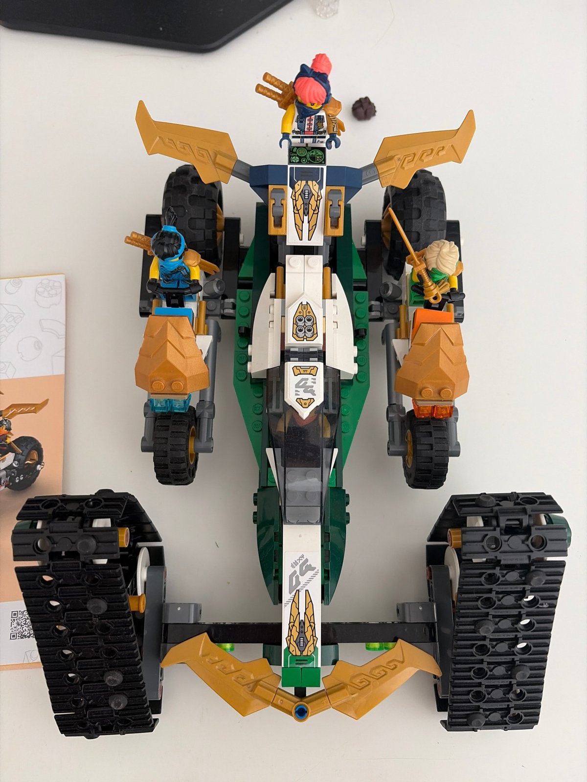 LEGO Ninjago Voertuig met instructieboekje (98% compleet), Ophalen of Verzenden, Gebruikt, Overige merken