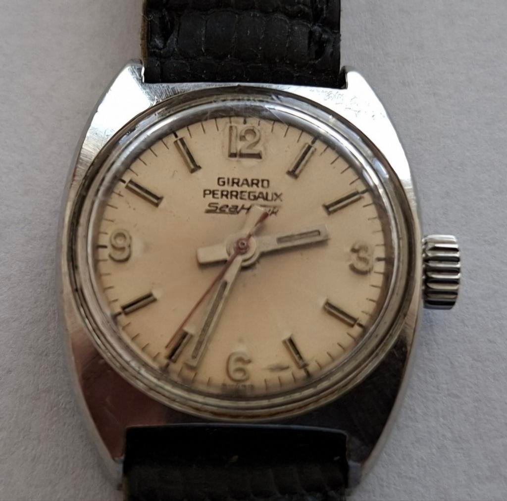 Vintage Girard-Perregaux Dameshorloge - 20mm Handopwinder, Ophalen of Verzenden