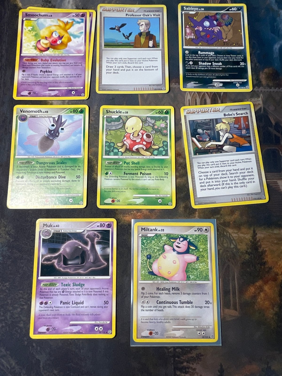 8 Pokémon Secret Wonders Uncommon kaarten, Ophalen of Verzenden, Gebruikt, Meerdere kaarten