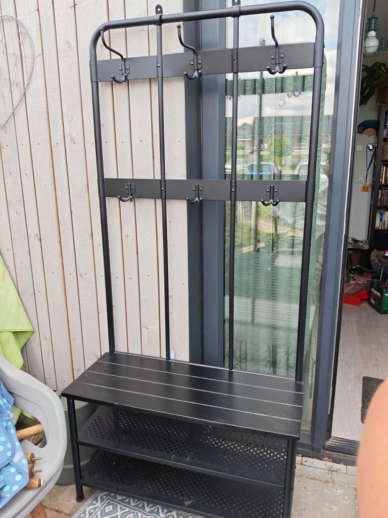 Kapstok met bankje en schoenenrek - gratis afhalen, Huis en Inrichting, Woonaccessoires | Kapstokken, Ophalen, Gebruikt, Overige typen