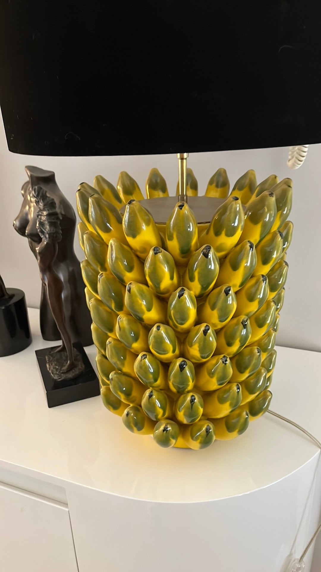 Banaan lamp van roon, Ophalen of Verzenden, Zo goed als nieuw