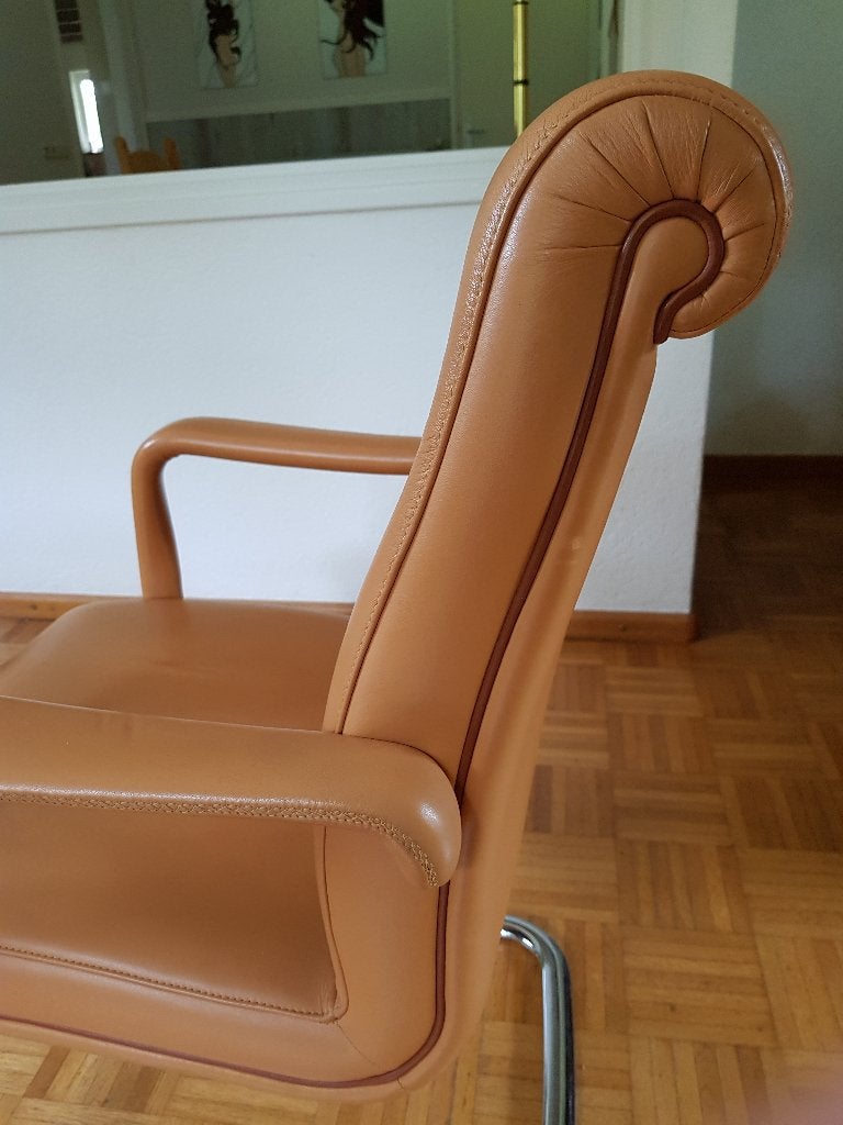 Poltrona Frau Forum design stoelen, Huis en Inrichting, Stoelen, Ophalen, Overige kleuren, Zo goed als nieuw, Vier