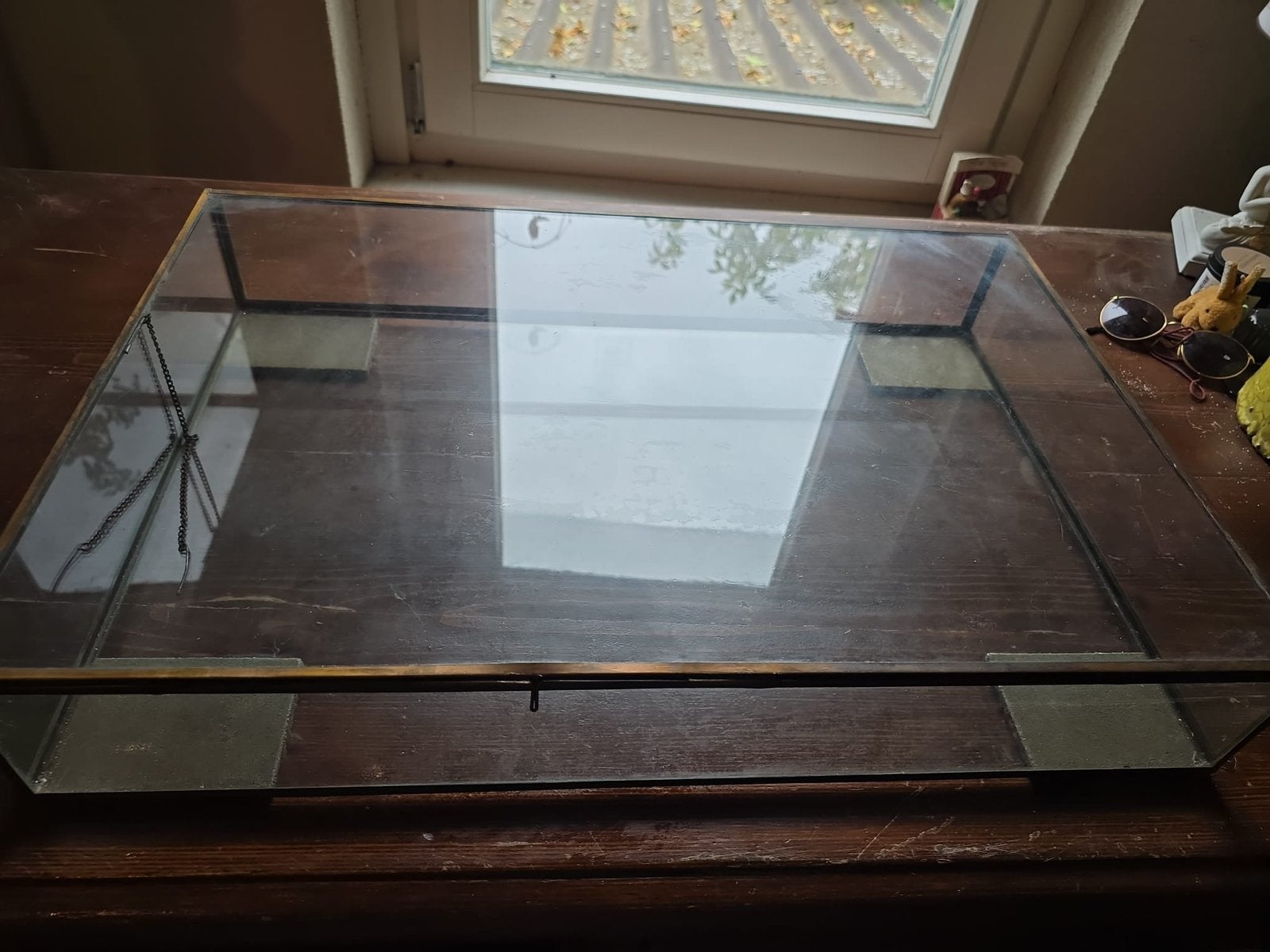 Riviera maison vitrine, Ophalen of Verzenden, Zo goed als nieuw, Glas, 50 tot 100 cm