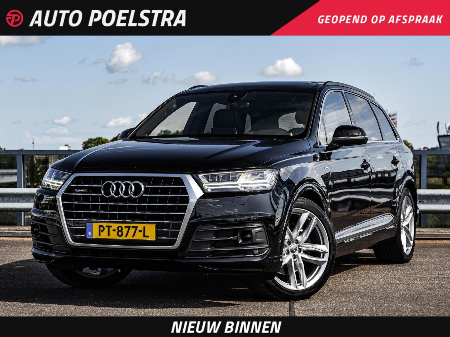 Audi Q7 3.0 TFSI quattro S-Line Panoramadak B&O Advanced Nac, Auto's, Audi, Gebruikt, 2995 cc, Leder, Bedrijf