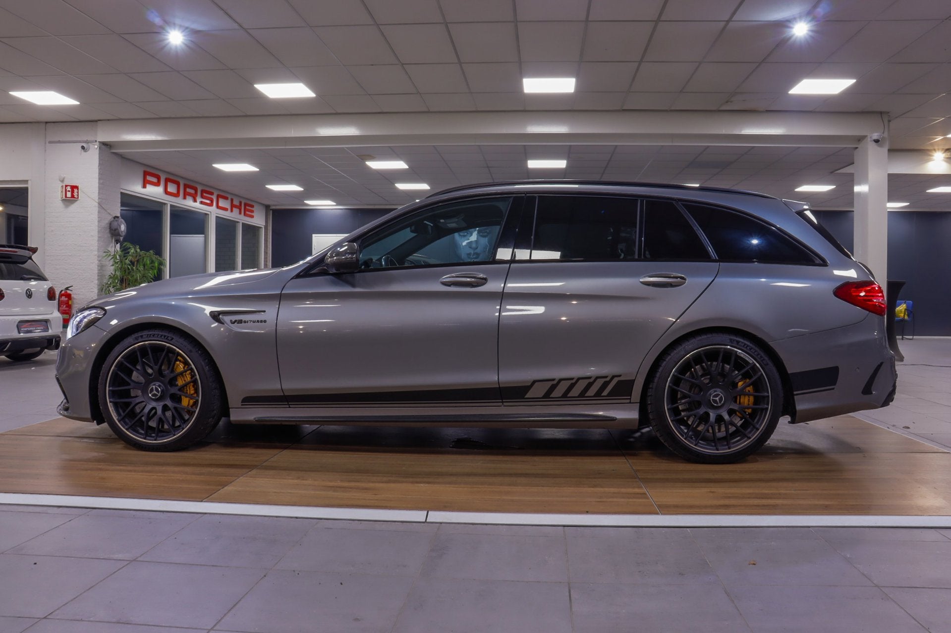 Mercedes-Benz C-klasse Estate AMG 63 S Edition 1 schaalstoel, Auto's, Automaat, Achterwielaandrijving, Gebruikt, Verwarmde buitenspiegels