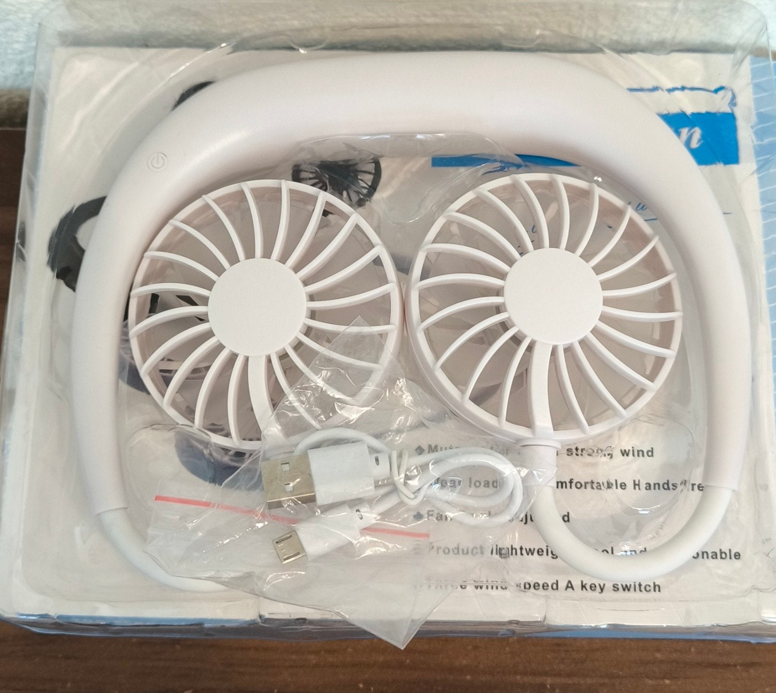 Draagbare Nekventilator - Ideaal voor Sport en Zomer, Verzenden, Nieuw