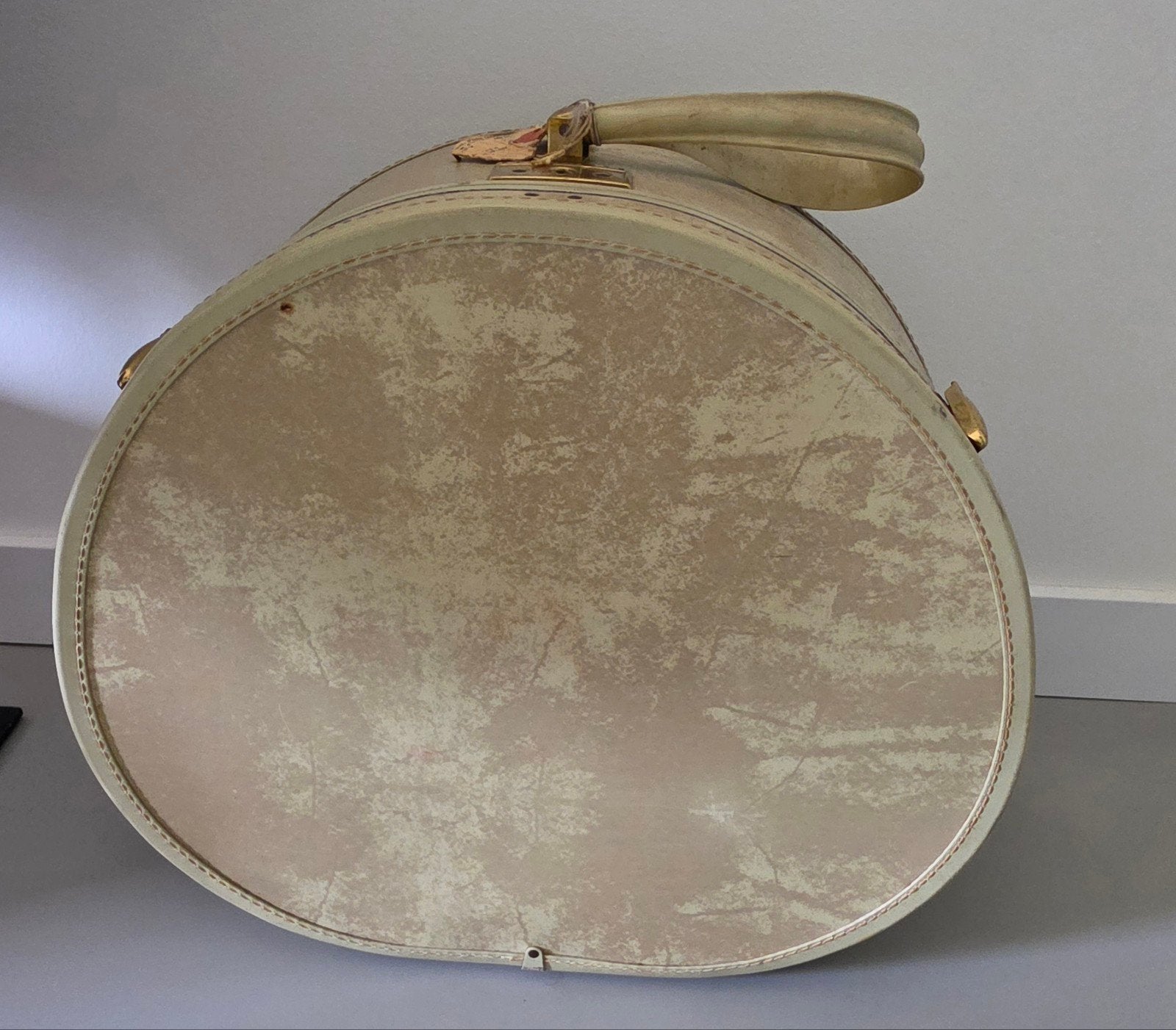 Vintage Samsonite Koffer - Stijlvolle Reisbagage, 40 tot 60 cm, Gebruikt, 20 tot 30 cm, Beige