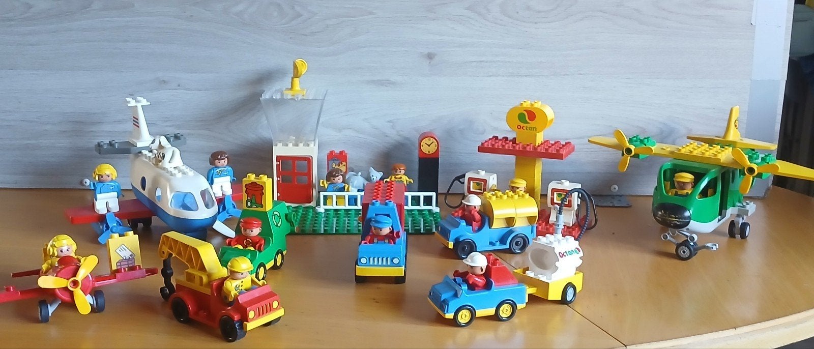 Duplo Vintage vliegtuigenset, Ophalen, Gebruikt, Complete set, Duplo