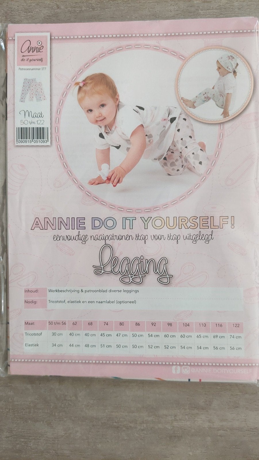 patroon voor legging, Ophalen of Verzenden