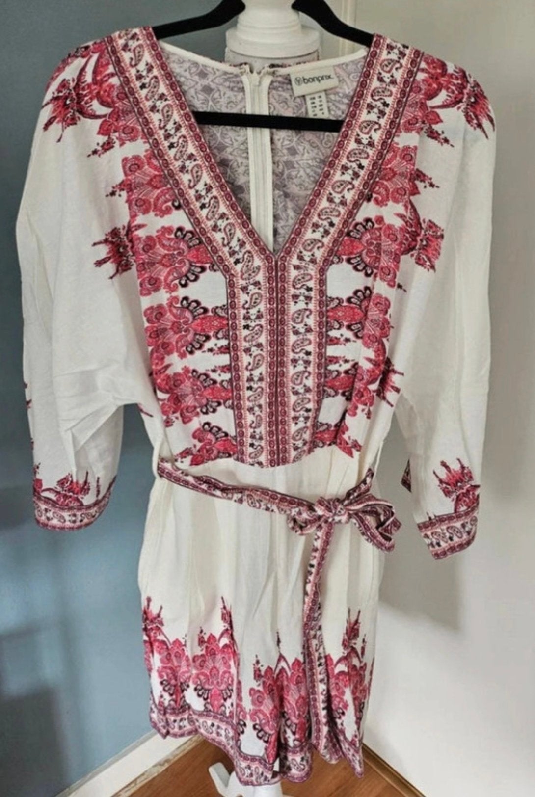 Mooie korte jumpsuit / playsuit, merk Bonprix - maat 38, Kleding | Dames, Jumpsuits, Zo goed als nieuw, Maat 38/40 (M), Ophalen of Verzenden