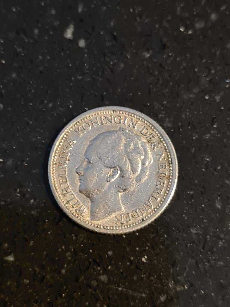 10 Cent Munt Koningin Wilhelmina 1941 Zilver, Postzegels en Munten, Munten | Nederland, Zilver, Ophalen of Verzenden, 10 cent