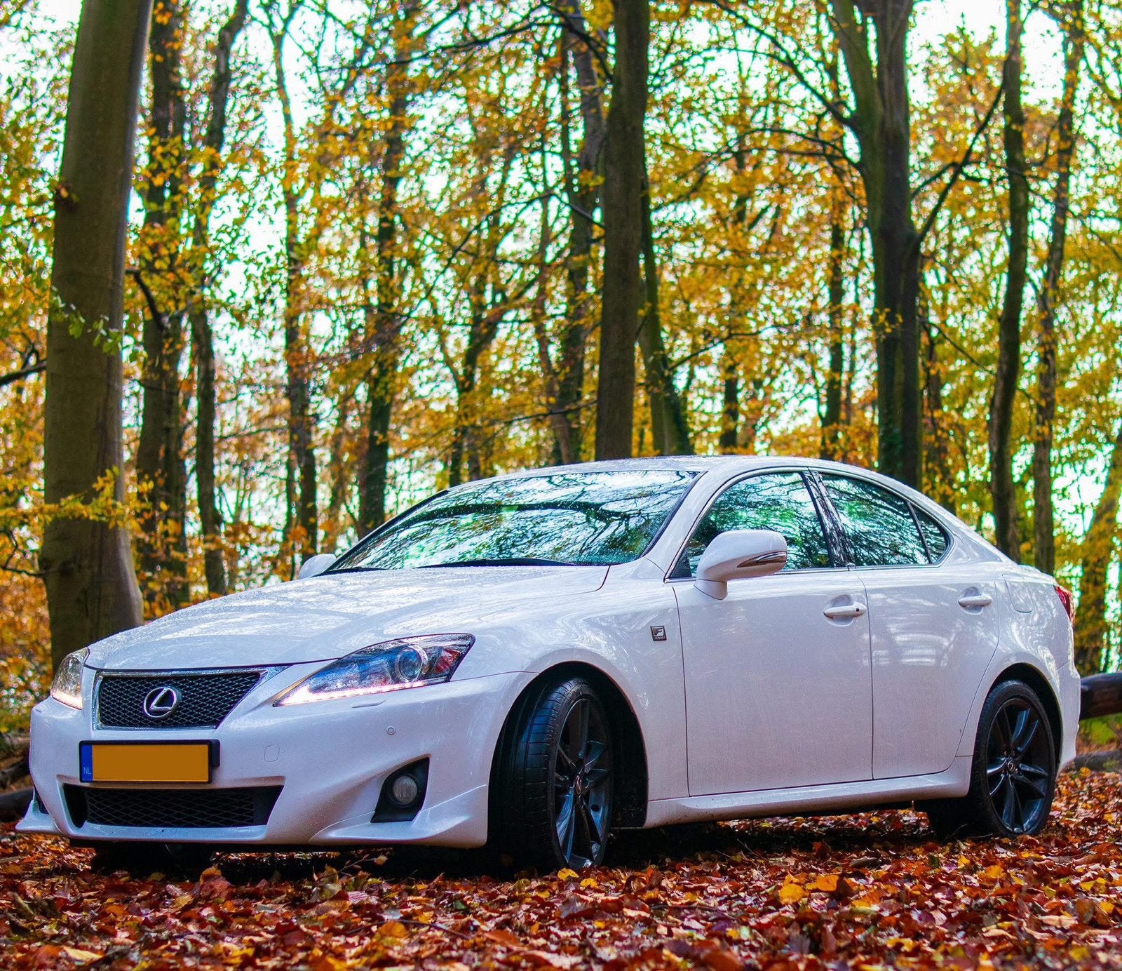 ️Uniek!  Lexus IS250 F-sport Liefhebbers auto!, Auto's, Achterwielaandrijving, Zwart, 1505 kg, Wit