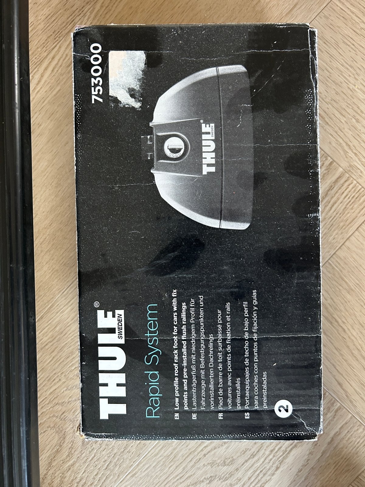 Thule Rapid System 753000 dakdragerset, Ophalen, Gebruikt
