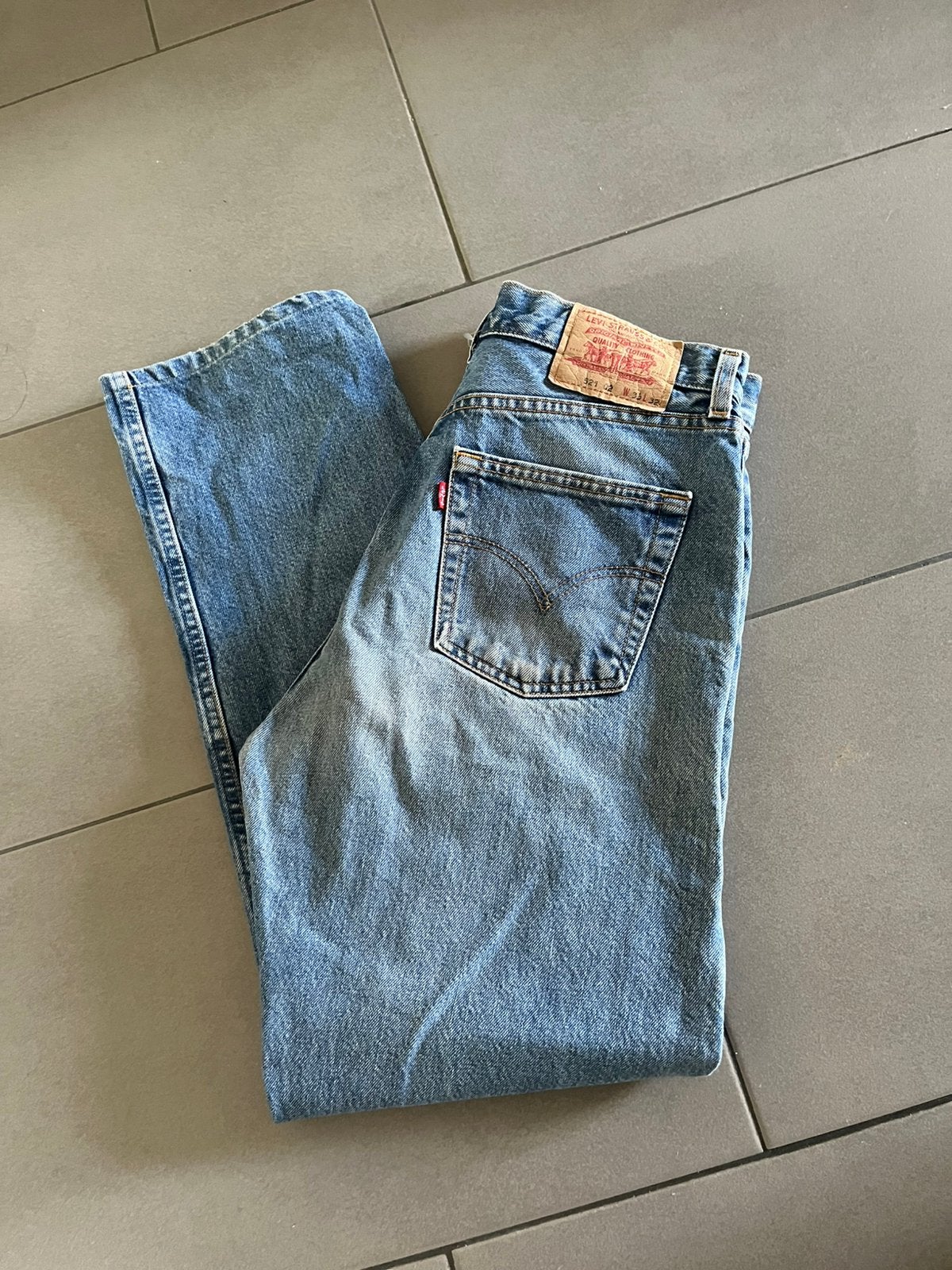 Levi’s 521 spijkerbroek, Ophalen of Verzenden, Zo goed als nieuw, Blauw, W33 - W34 (confectie 48/50)