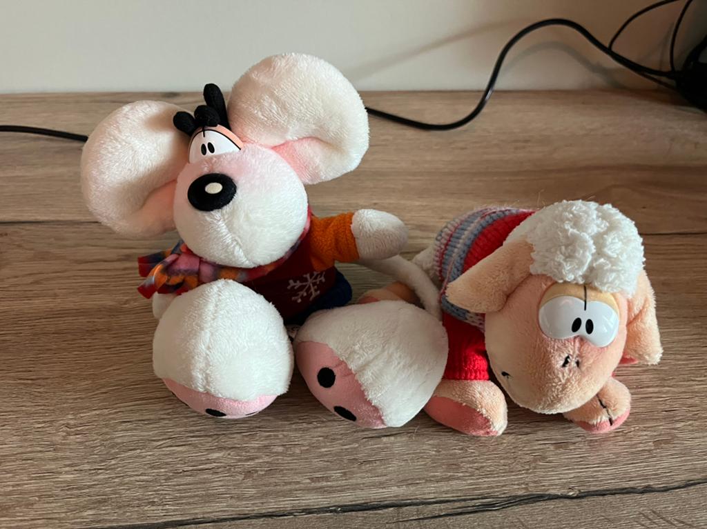 Diddl en Vanillivi knuffel zo goed als nieuw, Ophalen of Verzenden, Nieuw, Overige typen