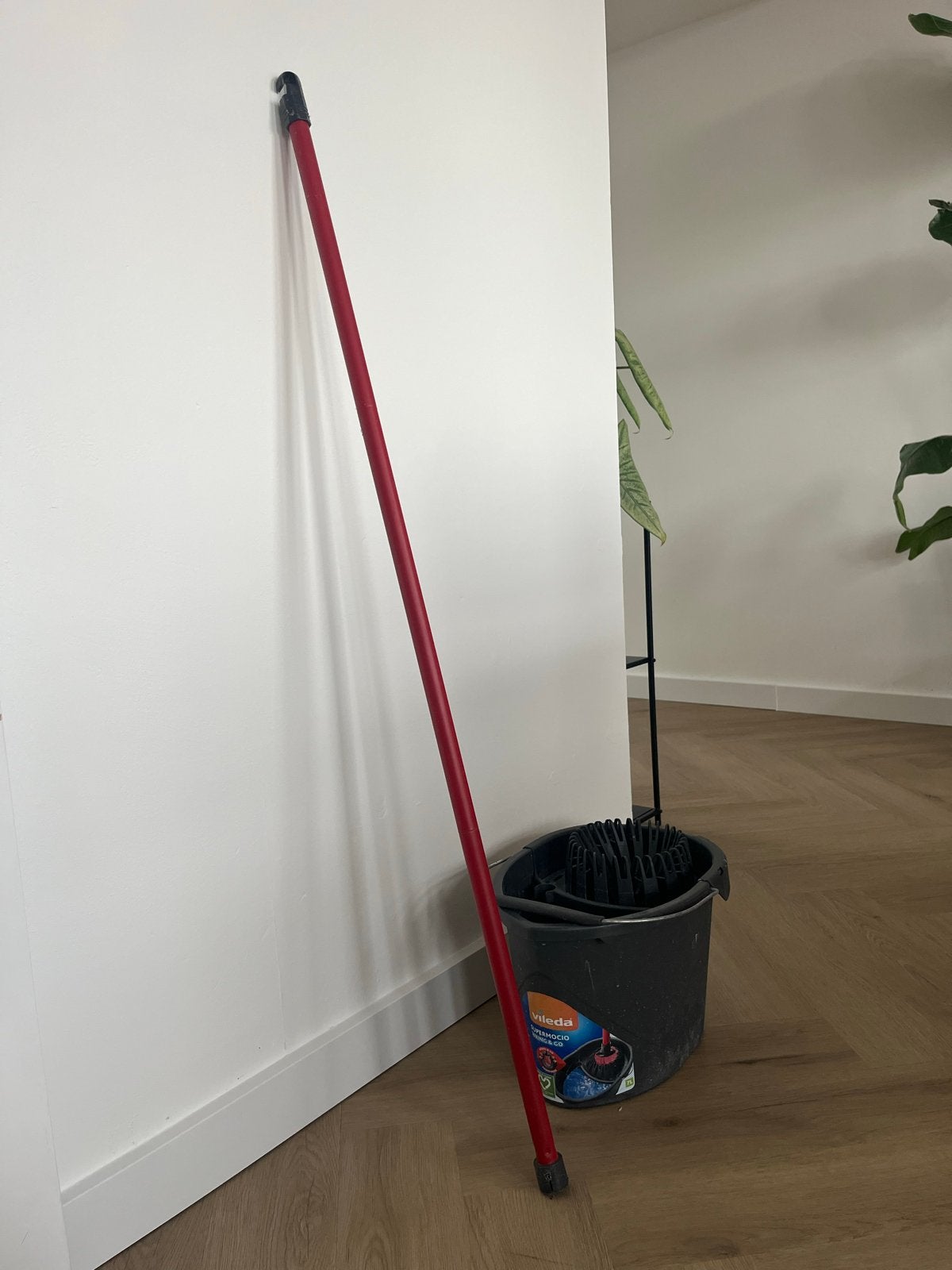 Vileda dweilemmer met steel, Ophalen, Dweilemmer, -bak, of -wagen