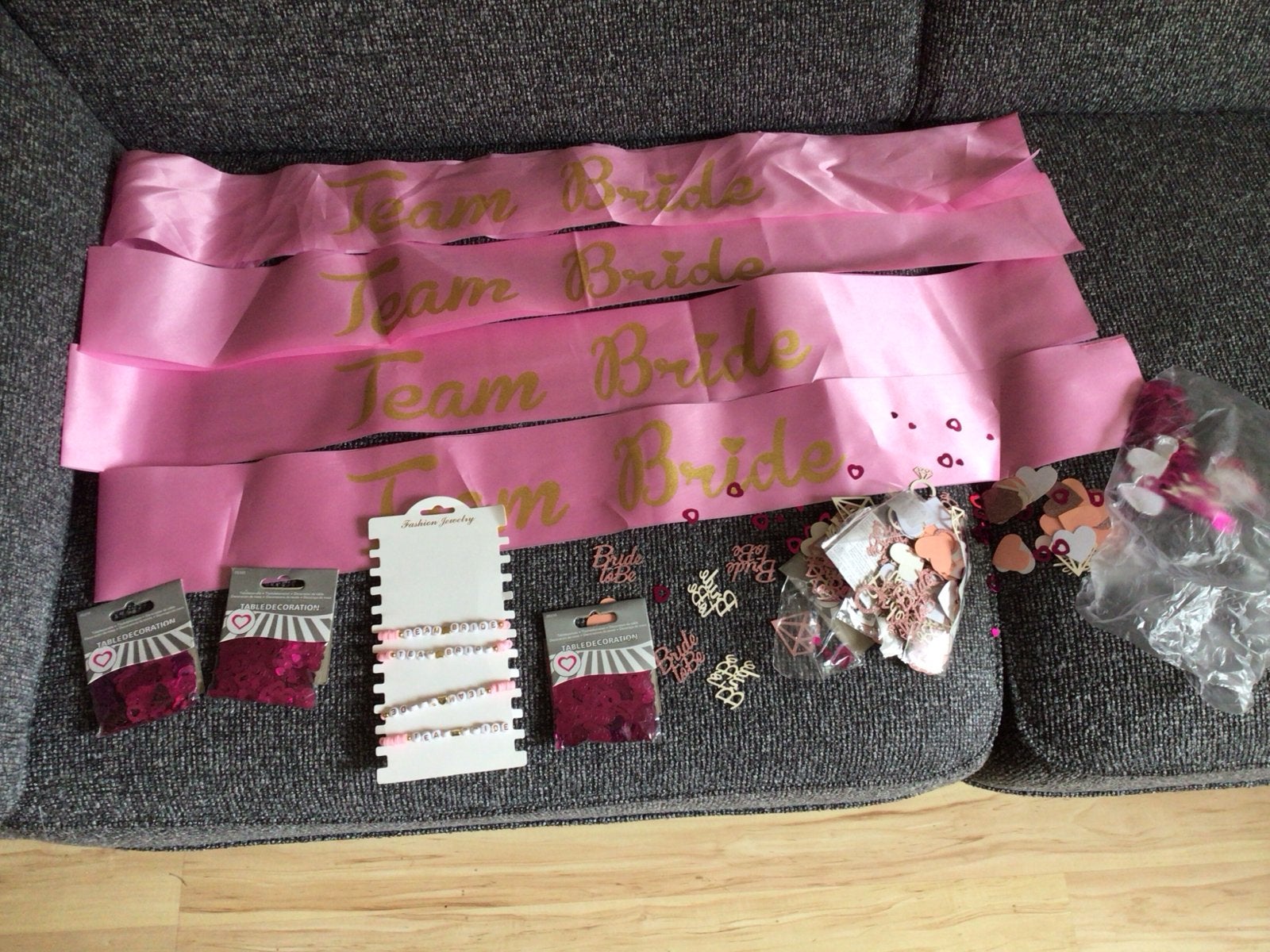 Team Bride Feestartikelen, Ophalen of Verzenden, Zo goed als nieuw, Feestartikel, Geboorte of Huwelijk