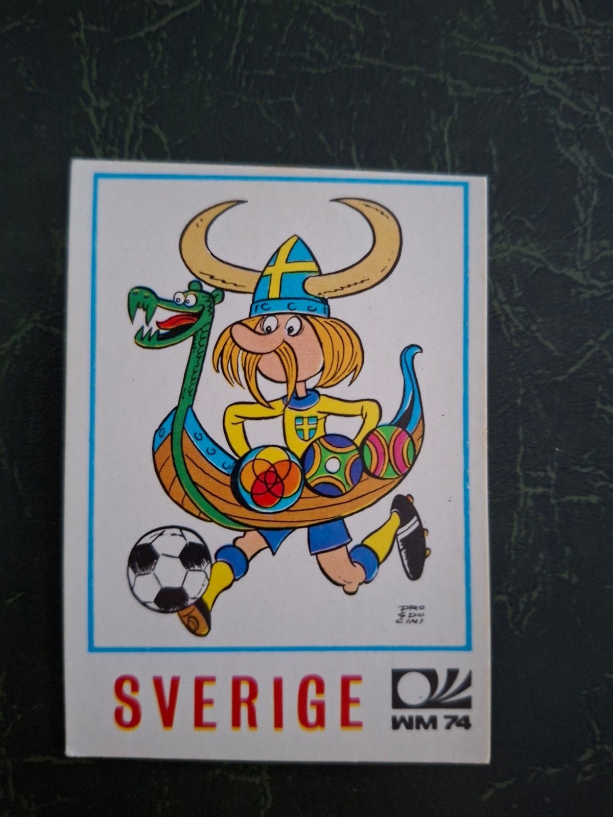 1974 world cup voetbal, Ophalen of Verzenden, Zo goed als nieuw, Buitenlandse clubs, Poster, Plaatje of Sticker