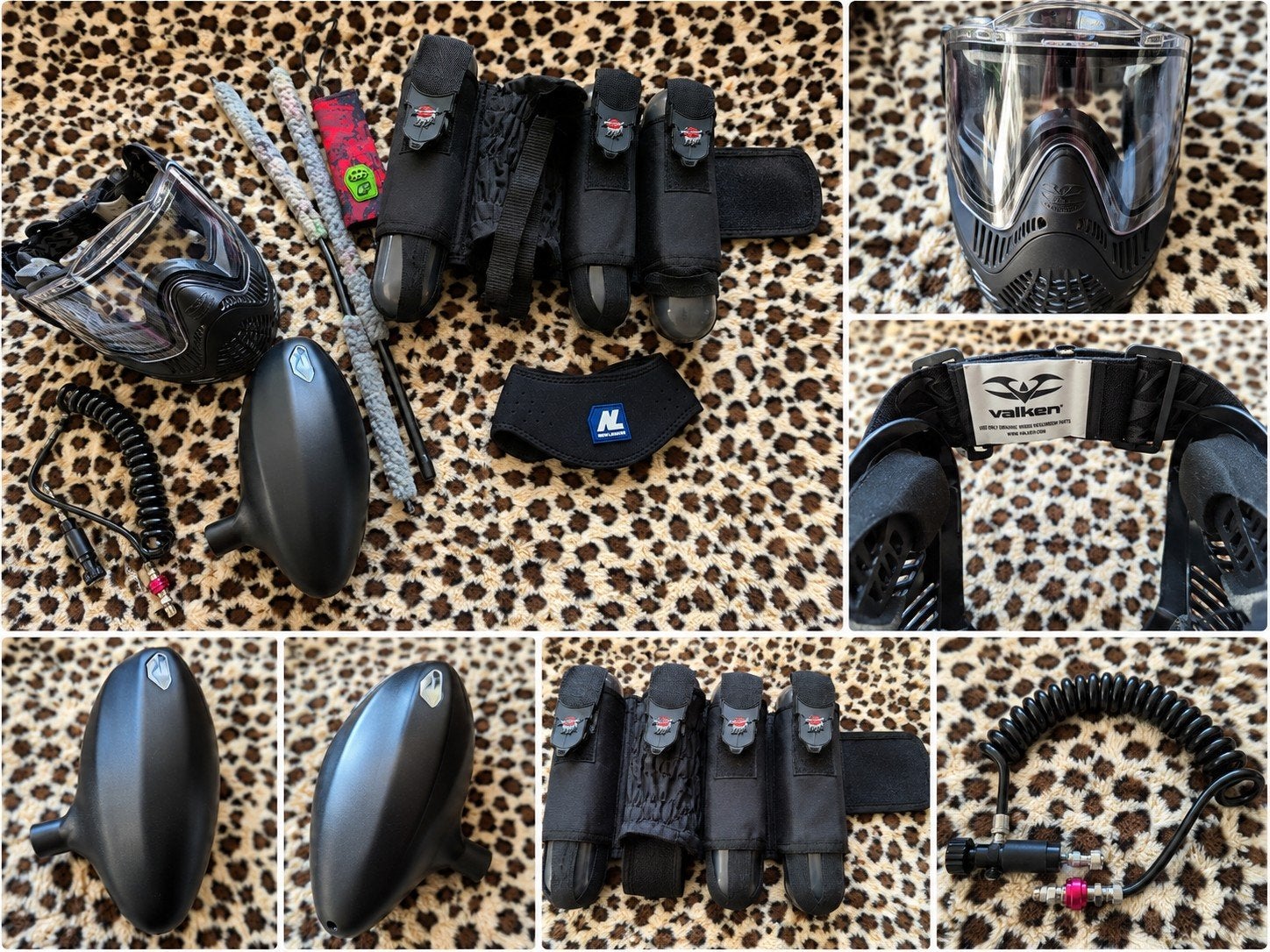 Complete Paintball Set | Valken masker + hopper + remote lin, Ophalen of Verzenden