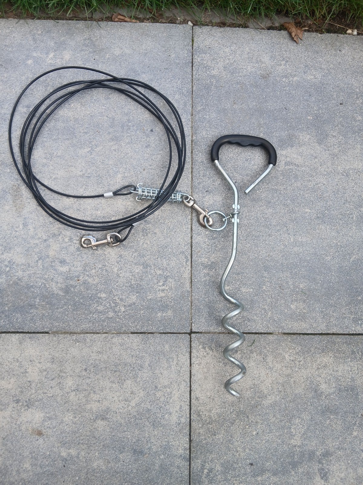 grondpen met 5 meter kabel, Ophalen
