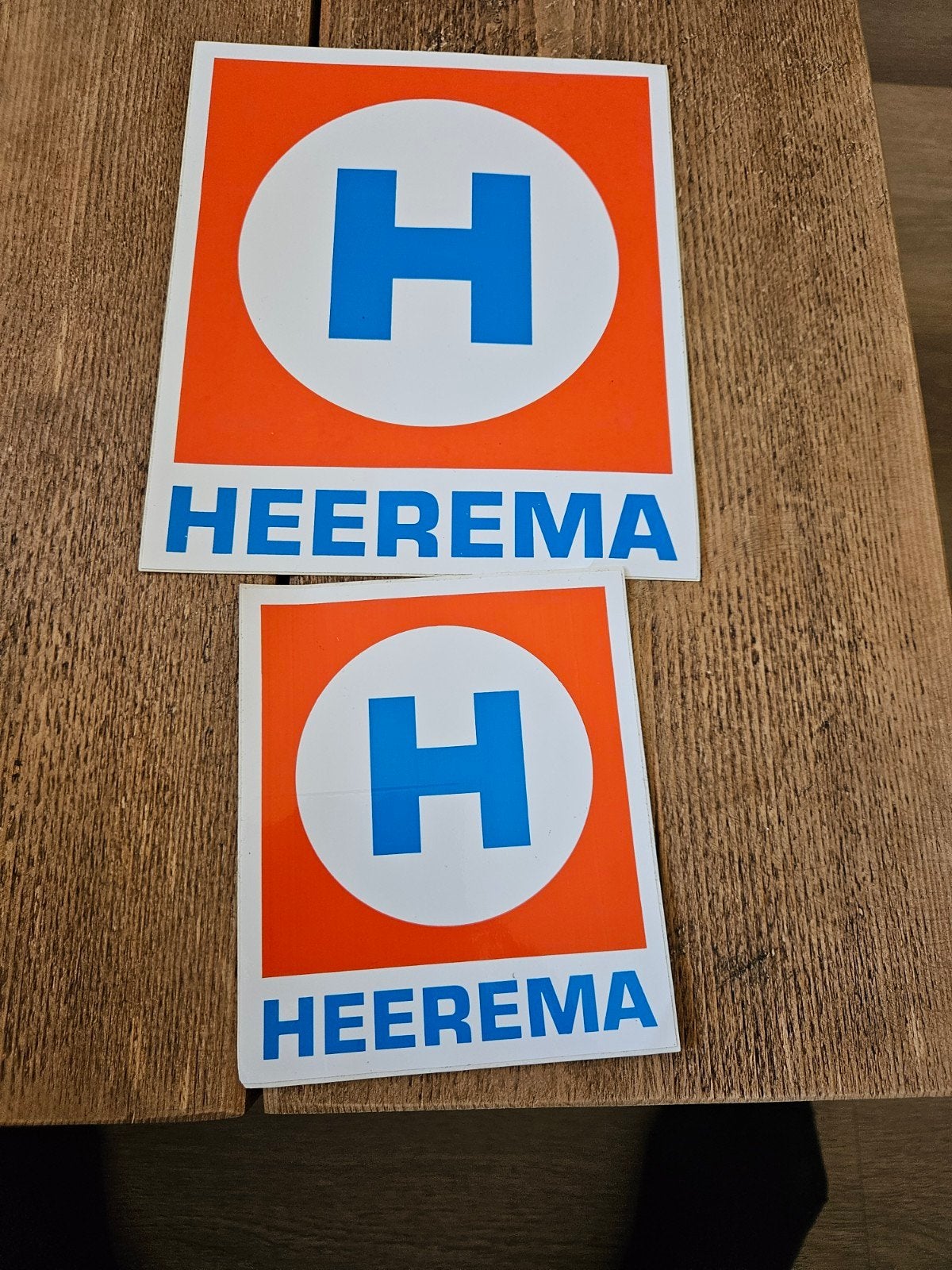 Heerema stickers, Ophalen of Verzenden, Zo goed als nieuw