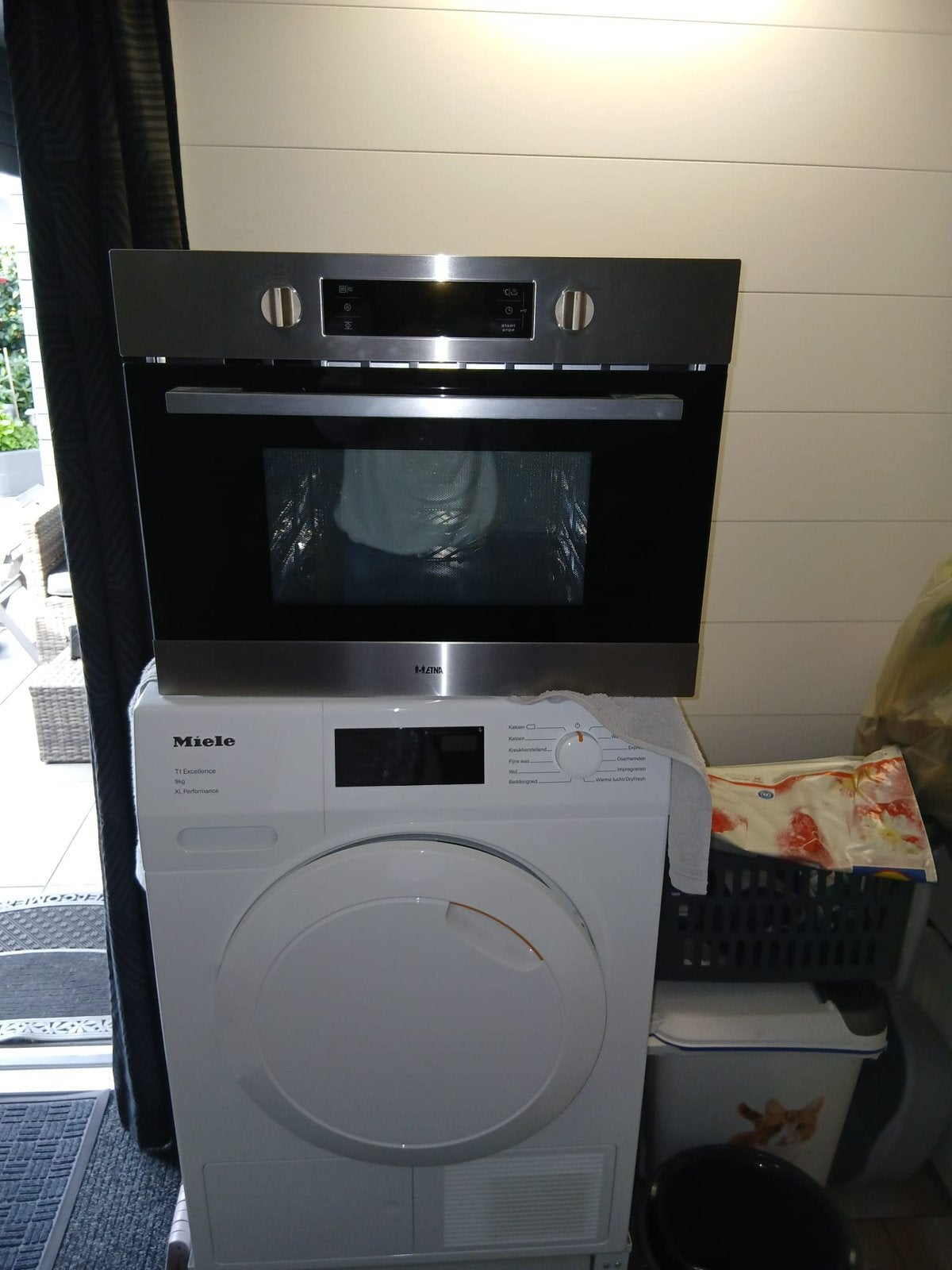 Etna combi magnetron, Witgoed en Apparatuur, Magnetrons, Ophalen, Zo goed als nieuw, Vrijstaand, Combimagnetron