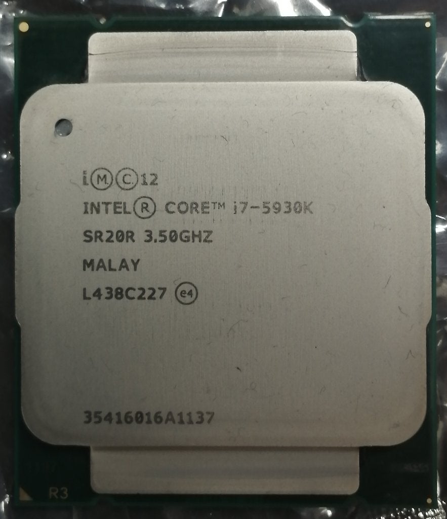 i7-5930K processor - werkt super, 6-core, Ophalen of Verzenden, Zo goed als nieuw, 4 Ghz of meer