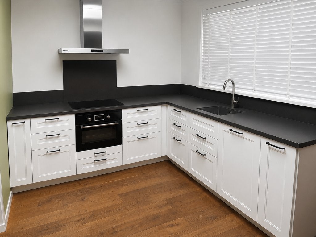 keuken IKEA, Ophalen, Overige materialen, Wit, Hoekkeuken