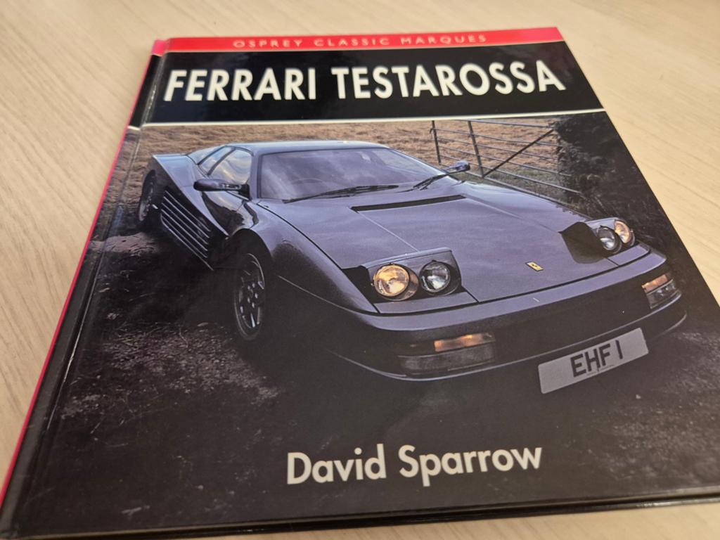 Dik gebonden hardcover boek Ferrari Testarossa mooie foto's, Ophalen of Verzenden, Zo goed als nieuw, Ferrari