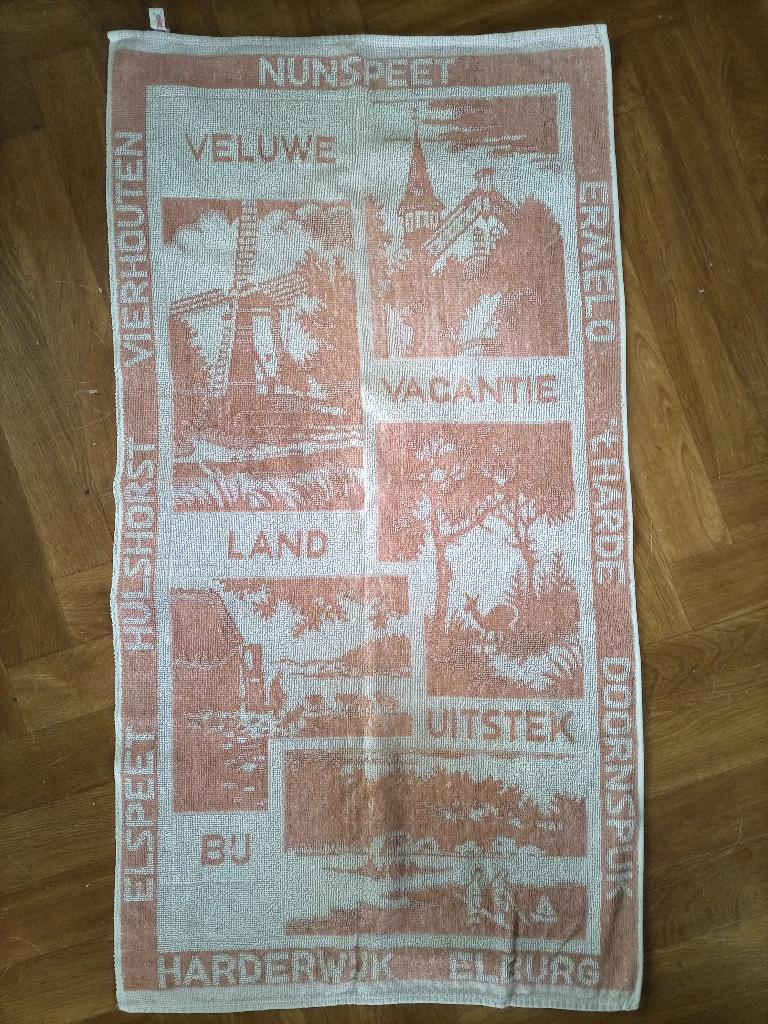 Handdoek Veluwe souvenir, Ophalen, Gebruikt, Theedoek of Handdoek