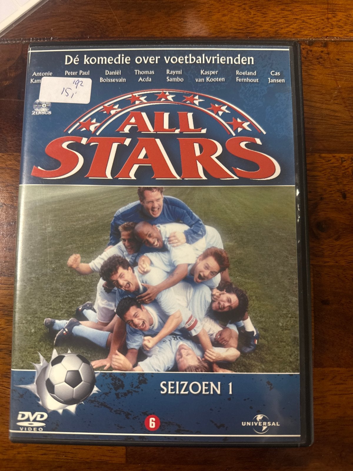 All Stars - Seizoen 1 DVD (De komedie over voetbalvrienden), Gebruikt, Nederlands, Vanaf 6 jaar, Inclusief doosje
