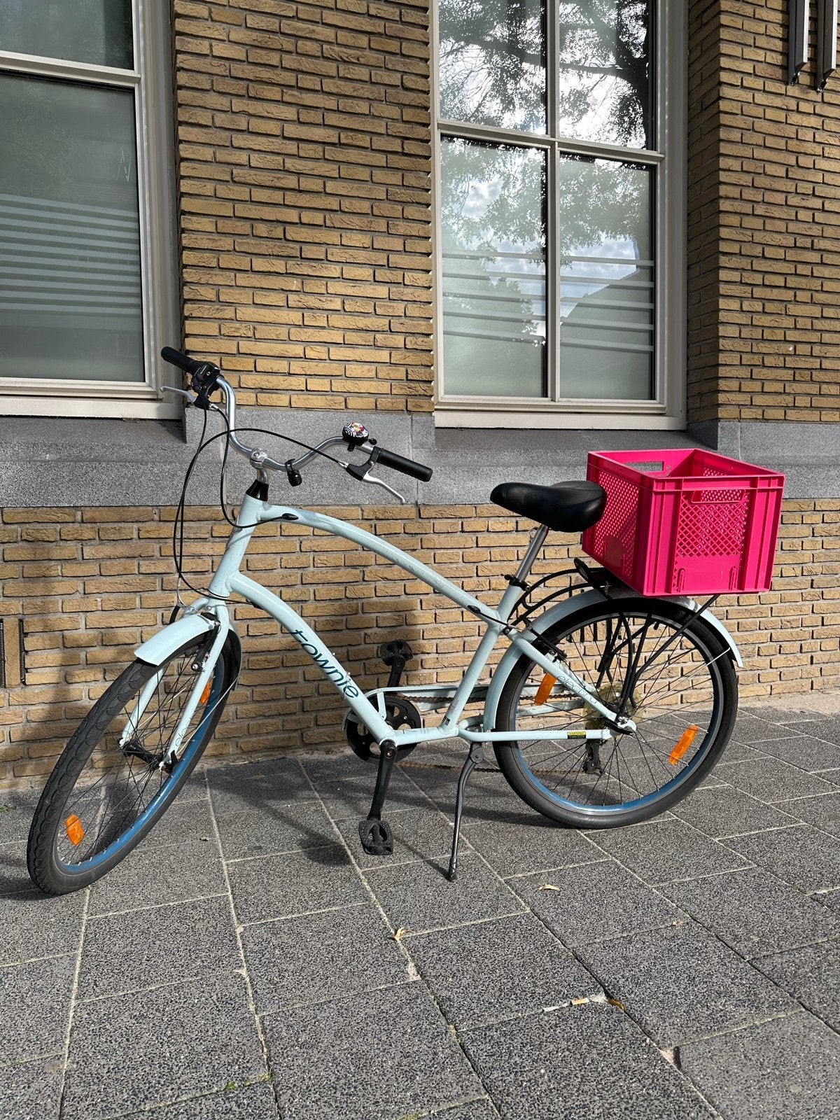 Mooie Electra Townie 7D cruiserfiets met mand, Ophalen, Gebruikt, Overige merken, (Extra) lage instap