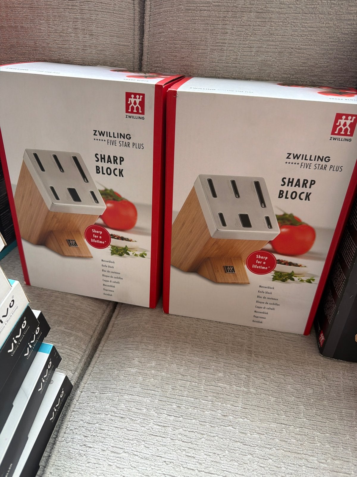 ZWILLING Five Star Plus Sharp Block messenblok, Ophalen, Overige typen, Hout, Nieuw
