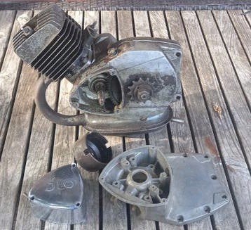 jlo oldtimer bromfiets blok, Fietsen en Brommers, Ophalen of Verzenden, Gebruikt, Blok, Overige merken
