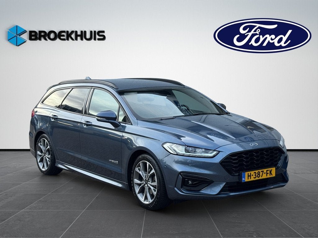 Ford Mondeo Wagon 2.0 HEV ST-line 187pk, Auto's, Ford, 12 maanden, Gebruikt, 4 cilinders, Blauw