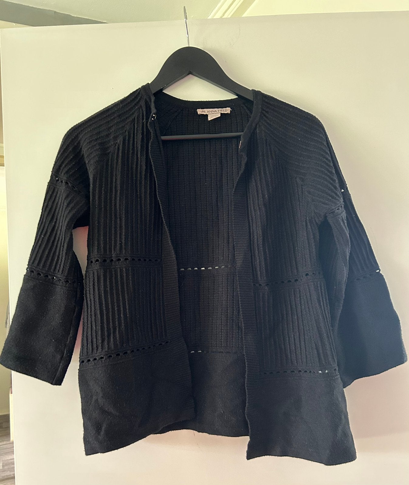 Anna Field vestje zwart, maat M, Ophalen of Verzenden, Zo goed als nieuw, Maat 38/40 (M), Zwart