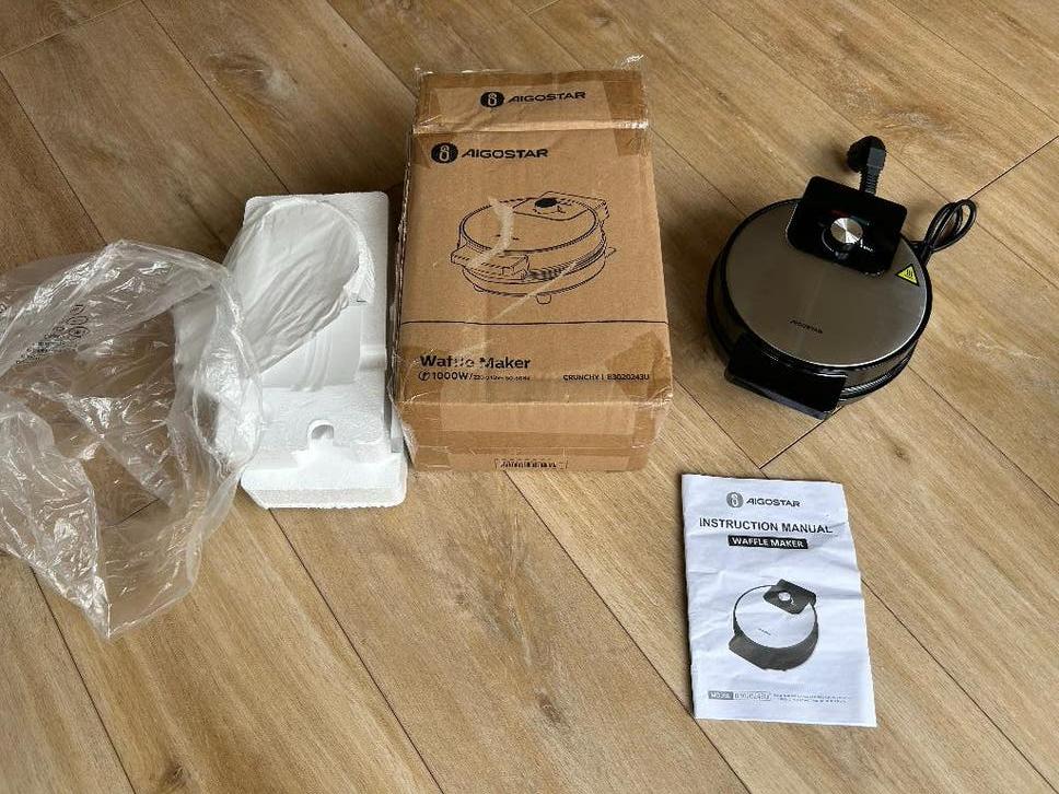 Aigostar Waffle Maker / wafelijzer, Witgoed en Apparatuur, Wafelijzers, Ophalen of Verzenden, Nieuw