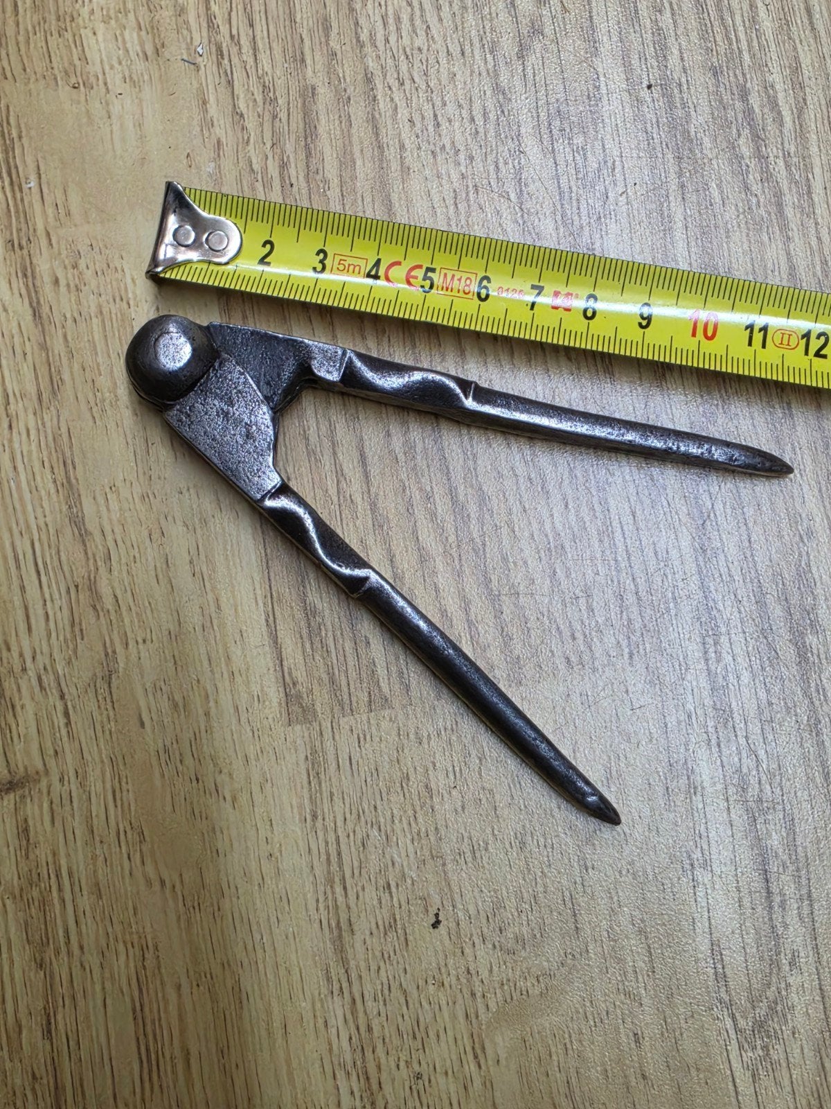 Antieke handgesmede 18e eeuwse passer, Antiek en Kunst, Ophalen of Verzenden