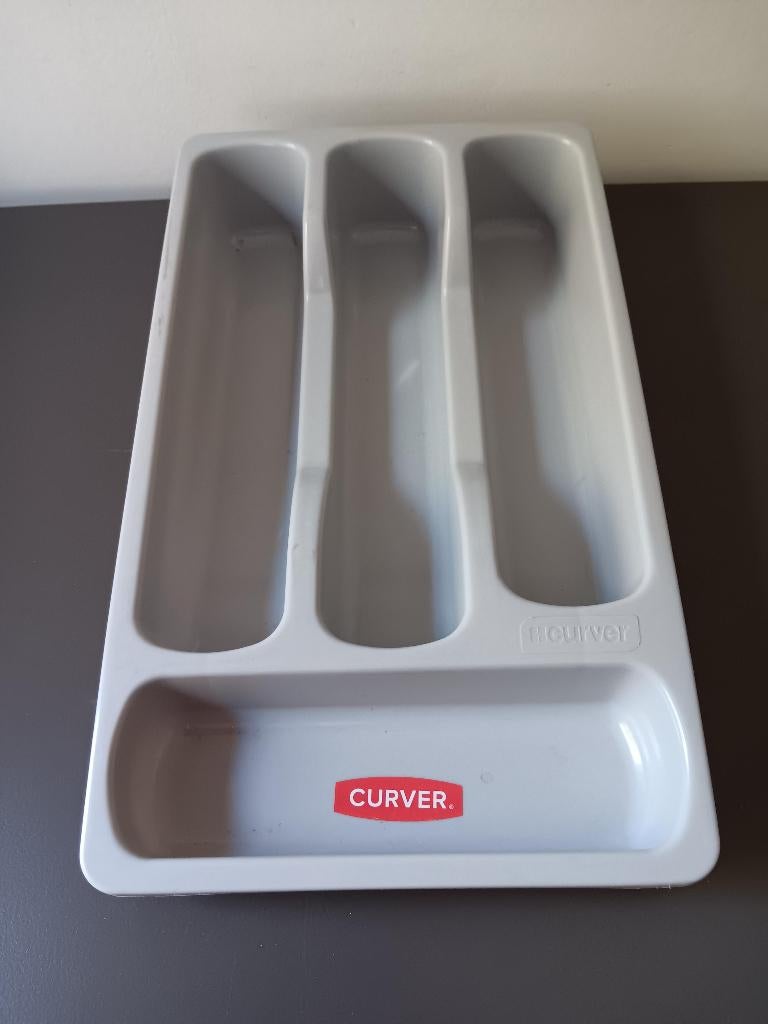 Curver bestekbak lade organiser lichtgrijs, Ophalen of Verzenden, Zo goed als nieuw