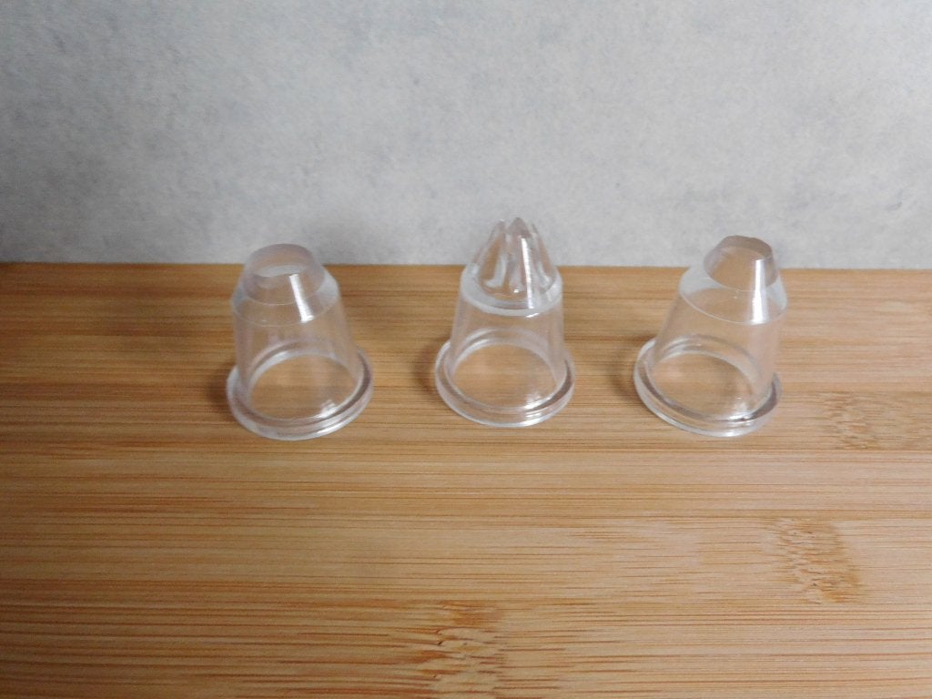 3 Matfer Spuitmondjes Decoreren en Garneren - Made in France, Beige, Overige typen, Kunststof, Ophalen of Verzenden