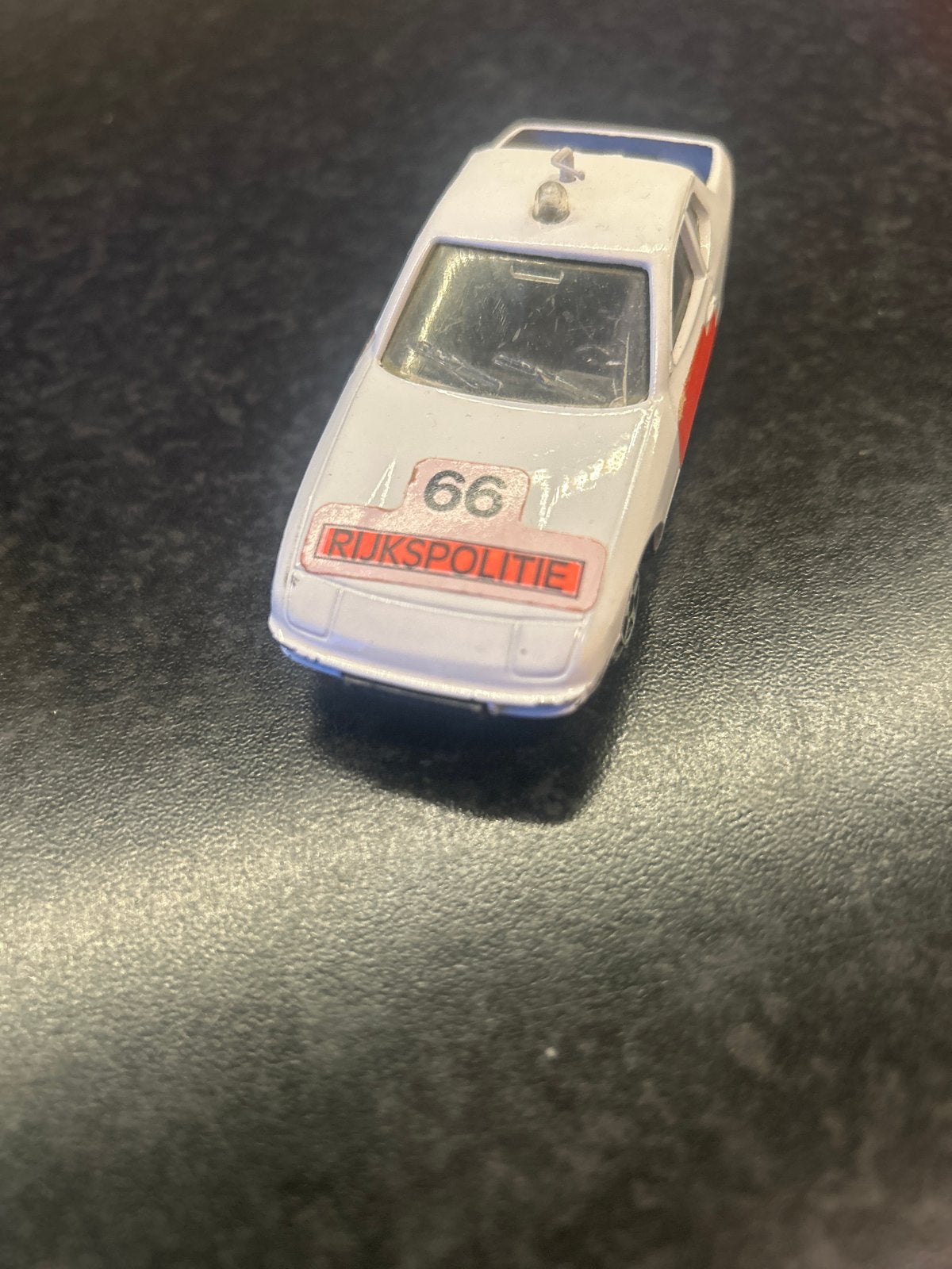 Vintage Solido Porsche 924 Rijkspolitie Speelgoedauto, Ophalen of Verzenden, Gebruikt