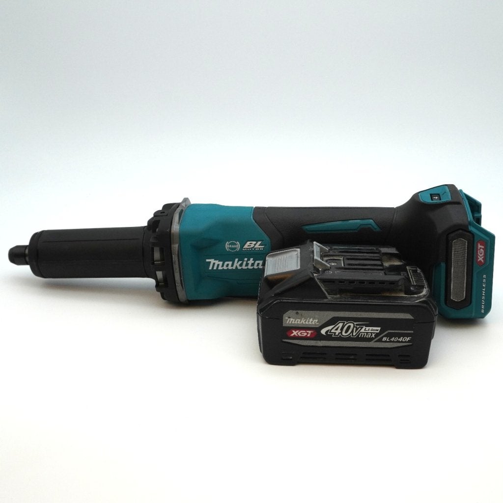 Makita GD002GZ 40V Rechte Slijper incl. BL4040F XGT 40V Max, Makita, Zo goed als nieuw, Support@makita.com, Makita Corporation, 3-11-8, Sumiyoshi-cho, 
Anjo, Aichi 446-8502
Japan