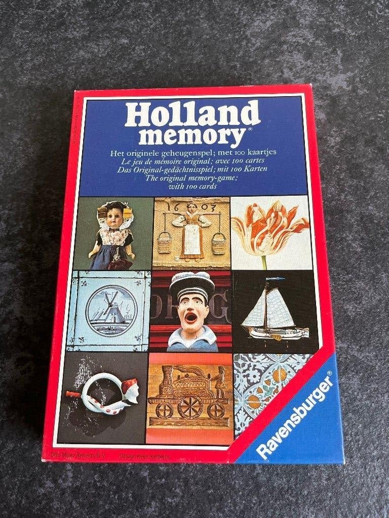 Ravensburger - Holland Memory - compleet, Een of twee spelers, Ophalen of Verzenden, Zo goed als nieuw, Ravensburger