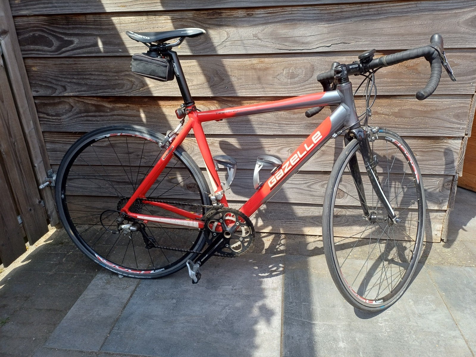 Gazelle racefiets met 18 versnellingen, Ophalen, Gebruikt, Aluminium, 49 tot 53 cm