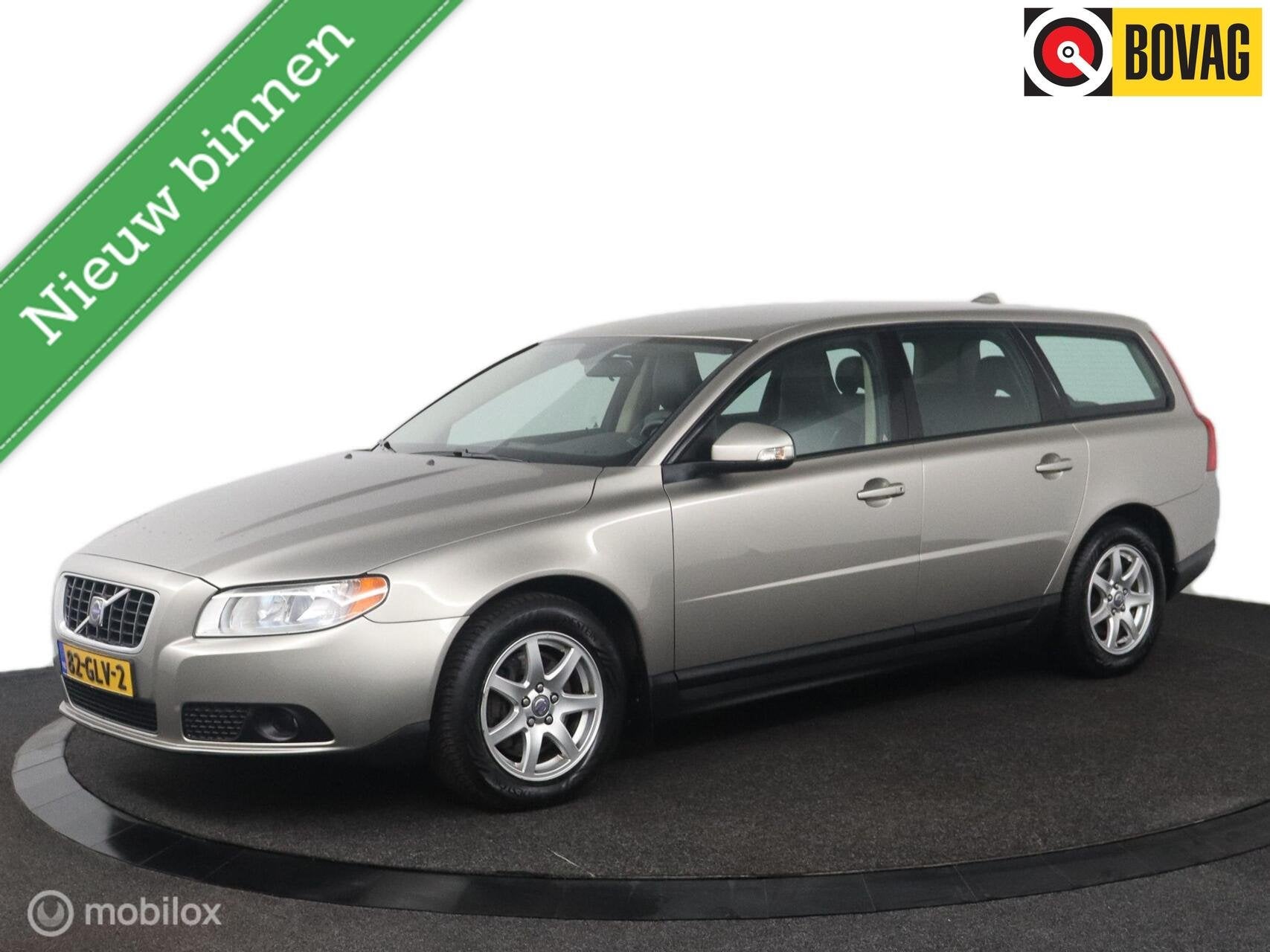Volvo V70 2.5T Lpg G3, leer, trekhaak, Auto's, 1800 kg, 2521 cc, Handgeschakeld, 93 €/maand