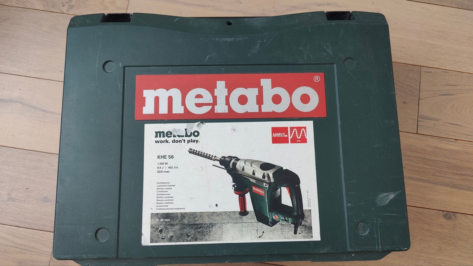 Metabo KHE 56 Boor- en Breekhamer 1300W, Ophalen, Boor- en/of Breekhamer, Klopboormechanisme, Gebruikt