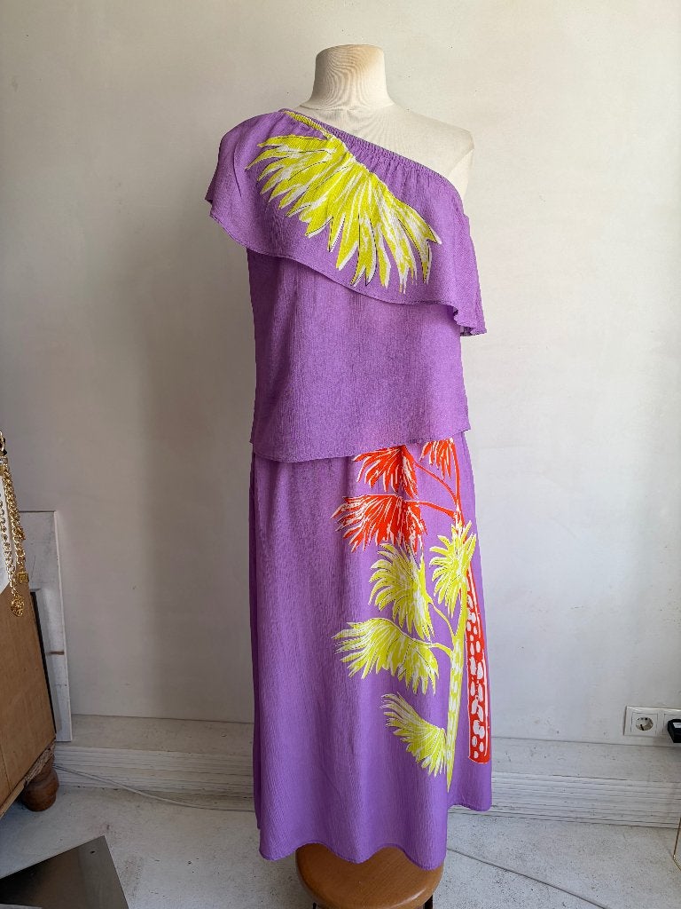 pom setje maat 36 paars, Kleding | Dames, Verzenden, Paars, Zo goed als nieuw, Maat 36 (S)