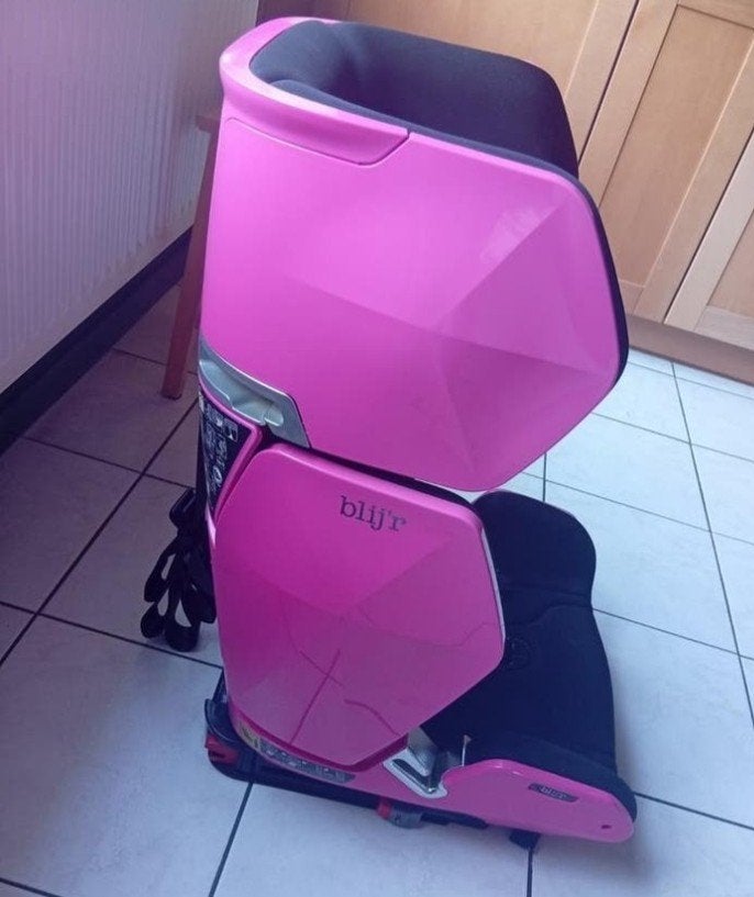 Blij'r Isofix Autostoel Roze - Veilig en Comfortabel, Verstelbare rugleuning, Zo goed als nieuw, 9 t/m 36 kg, Isofix